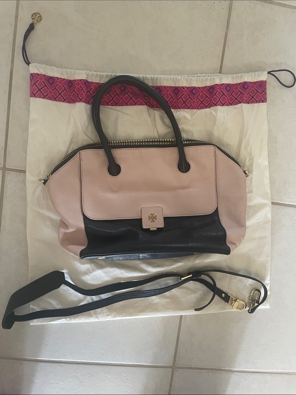 Tory Burch Top Handle Bag with Removable Shoulder Strap